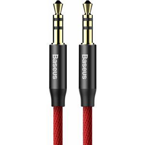 BASEUS kabel audio Yiven Series, Jack 3.5mm, M/M, 1m, červená/černá - CAM30-B91