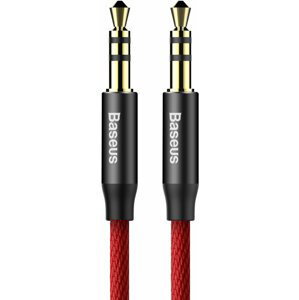 BASEUS kabel audio Yiven Series, Jack 3.5mm, M/M, 1.5m, červená/černá - CAM30-C91
