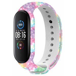 RhinoTech řemínek pro Xiaomi Mi band 6, motiv galaxie - RTACC155