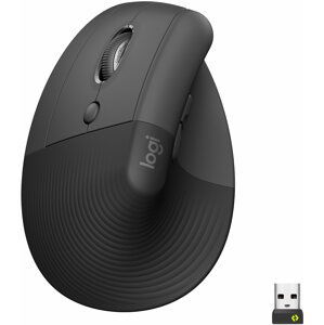 Logitech Lift, šedá (pro leváky) - 910-006474