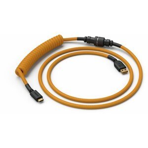 Glorious Coiled Cable, USB-C/USB-A, 1,37m, Glorious Gold - GLO-CBL-COIL-GG