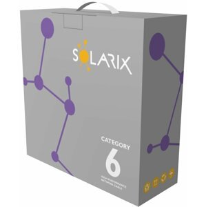 Solarix instalační kabel CAT6 UTP LSOH Dca s2 d2 a1 100m/box - SXKD-6-UTP-LSOH