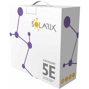 Solarix instalační kabel CAT5E UTP LSOH Dca s1 d2 a1 100m/box - SXKD-5E-UTP-LSOH