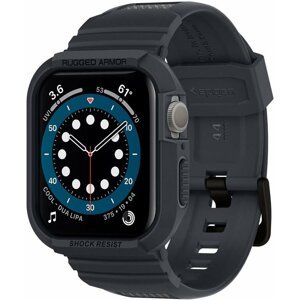 Spigen ochranné pouzdro Rugged Armor Pro pro Apple Watch 7/6/SE/5/4 45/44, šedá - ACS00819