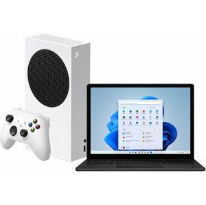 Microsoft Surface Laptop 4 (13,5"), černá + Xbox Series S, 512GB - 5BT-00069 + RRS-00010