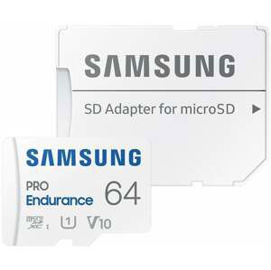 Samsung Micro SDXC 64GB PRO Endurance UHS-I U3 (Class 10) + SD adaptér - MB-MJ64KA/EU