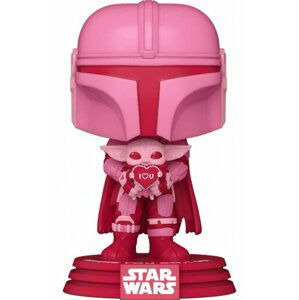 Figurka Funko POP! Star Wars - The Mandalorian with Grogu Valentine - 0889698601221