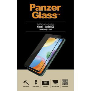 PanzerGlass ochranné sklo Edge-to-Edge pro Xiaomi Redmi 10C, černá - 8060