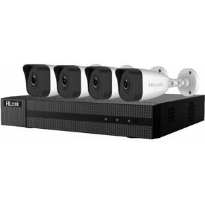 HiLook Network KIT IK-4142BH-MH/P(C) - 4x kamery IPC-B121H 2.8mm + 1x NVR-104MH-D/4P, 1TB - 301501557