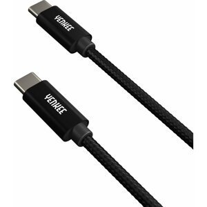 YENKEE kabel YCU C103 BK USB-C, 60W, 3m, černá - 35056041