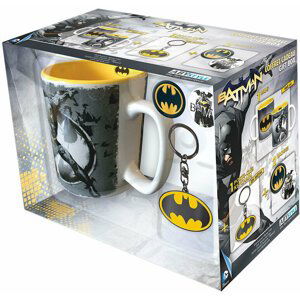 Dárkový set DC Comics - Batman, hrnek a klíčenka, 460ml - ABYPCK072