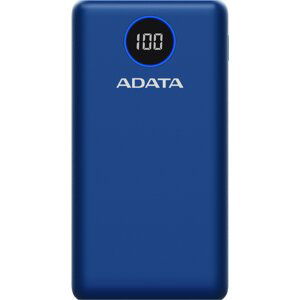 ADATA powerbanka P20000QCD, 20000mAh, modrá - AP20000QCD-DGT-CDB