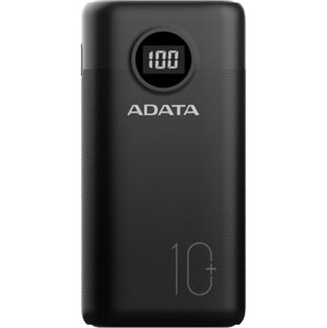 ADATA powerbanka P10000QCD, 10000mAh, černá - AP10000QCD-DGT-CBK