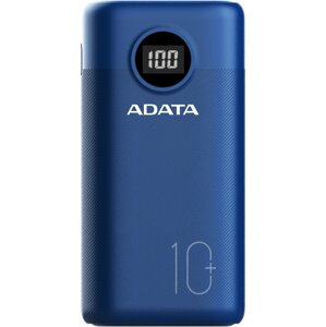 ADATA powerbanka P10000QCD, 10000mAh, modrá - AP10000QCD-DGT-CDB