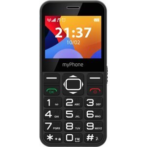 myPhone HALO 3, Black + stojánek - TELMYSHALO3BK