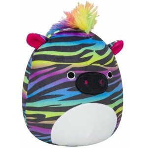 Plyšák Squishmallows Duhová zebra - Safiyah, 20 cm - SQJW21-75RZ-9B