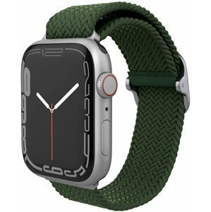 EPICO textilní pletený pásek pro Apple Watch 42/44/45 mm, olivově zelená - 63418141500001