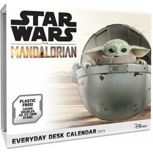 Kalendář Star Wars: The Mandalorian 2023, stolní - 09781801227704