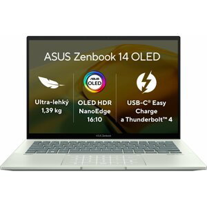 ASUS Zenbook 14 OLED (UX3402, 12th Gen Intel), stříbrná - UX3402ZA-OLED372W