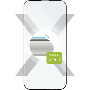 FIXED ochranné sklo Full-Cover pro Apple iPhone 14 Pro, s lepením přes celý displej, černá - FIXGFA-930-BK