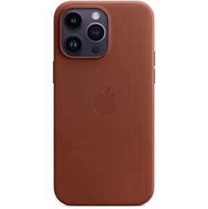 Apple kožený kryt s MagSafe pro iPhone 14 Pro Max, cihlově hnědá - MPPQ3ZM/A