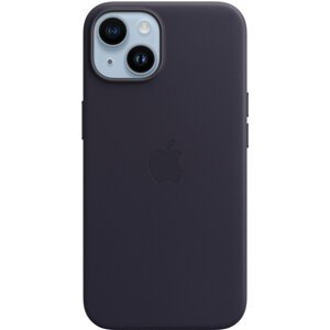 Apple kožený kryt s MagSafe pro iPhone 14, inkoustově fialová - MPP63ZM/A