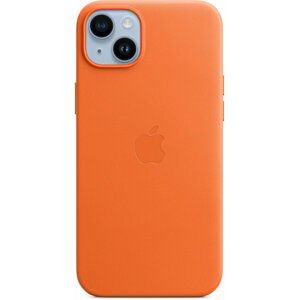Apple kožený kryt s MagSafe pro iPhone 14 Plus, oranžová - MPPF3ZM/A