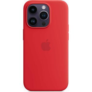 Apple Silikonový kryt s MagSafe pro iPhone 14 Pro, červená (PRODUCT)RED - MPTG3ZM/A