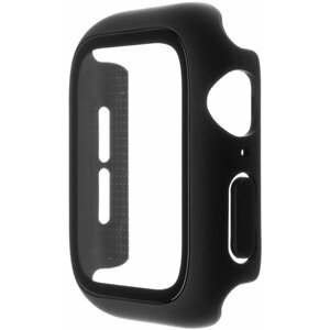 FIXED ochranné pouzdro Pure+ s temperovaným sklem pro Apple Watch 45mm, černá - FIXPUW+-818-BK