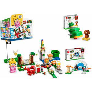 Extra výhodný balíček LEGO® Super Mario™ Dobr. s Peach – startovací set, Fuzzy a Goombova bota - 71403/71405/71404