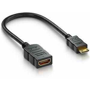 PremiumCord Flexi adaptér HDMI Typ A samice - mini HDMI Typ C samec pro ohebné zapojení - kphdma-34