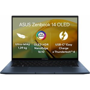 ASUS Zenbook 14 OLED (UX3402, 12th Gen Intel), modrá - UX3402ZA-KM526W
