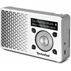 TechniSat DigitRadio 1, bílá/stříbrná - 0001/4997