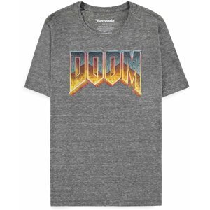 Tričko Doom - Classic Logo Grey (XXL) - 08718526359671