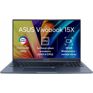 ASUS Vivobook 15X OLED (M1503, AMD Ryzen 5000 series), modrá - M1503QA-L1019W