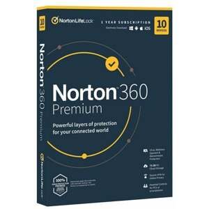 Norton 360 PREMIUM 75GB + VPN 1 uživatel pro 10 zařízení na 3 roky - 21435581