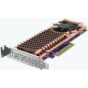 QNAP QM2-2P-384A - pro disky 2x SSD M.2 22110/2280 PCIe, (Gen3 x4) - QM2-2P-384A