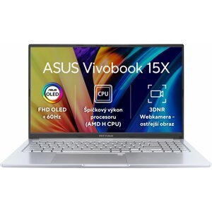 ASUS Vivobook 15X OLED (M1503, AMD Ryzen 5000 series), stříbrná - M1503QA-L1149W