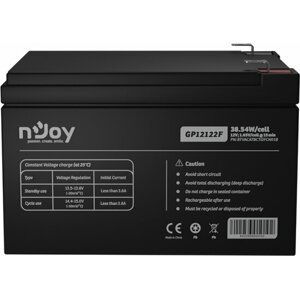 nJoy GP12122F, 12V/12Ah, VRLA AGM, F2- Baterie pro UPS - BTVACATBCTI2FCN01B