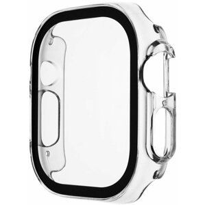 FIXED ochranné pouzdro Pure s temperovaným sklem pro Apple Watch Ultra 49 mm, čirá - FIXPUW-1029