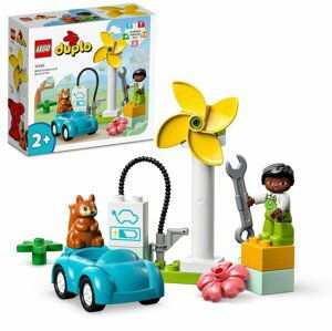 LEGO® DUPLO® 10985 Větrná turbína a elektromobil - 10985