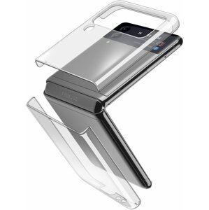 Cellularline zadní kryt Clear Case pro Samsung Galaxy Z Flip4, čirá - CLEARCSGALZFLIP4T