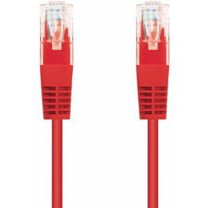 C-TECH kabel UTP, Cat5e, 5m, červená - CB-PP5-5R
