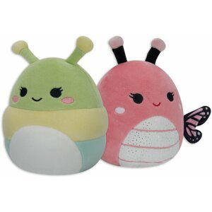 Plyšák Squishmallows 2v1 housenka Rutabaga a motýl Andreina, 13 cm - SQFP00061