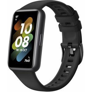 FIXED silikonový řemínek pro Huawei Band 7, černá - FIXSSTB-1053-BK