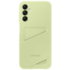 Samsung ochranný kryt s kapsou na kartu pro Galaxy A14, limetková - EF-OA146TGEGWW