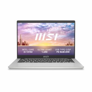 MSI Modern 14 C13M-407XCZ, stříbrná - Modern 14 C13M-407XCZ