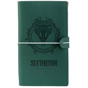 Zápisník Harry Potter - Slytherin, koženkový obal - CTBV018