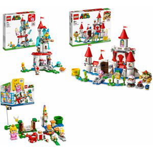 Extra výhodný balíček LEGO® Super Mario™ 71408 Hrad Peach, 71407 Kočka Peach a ledová věž - 71408/71407/71403
