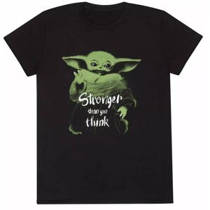 Tričko Star Wars: The Mandalorian - Grogu Stronger (L) - 05056599783119